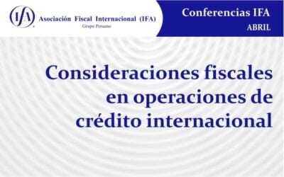 Consideraciones fiscales en operaciones de crédito internacional